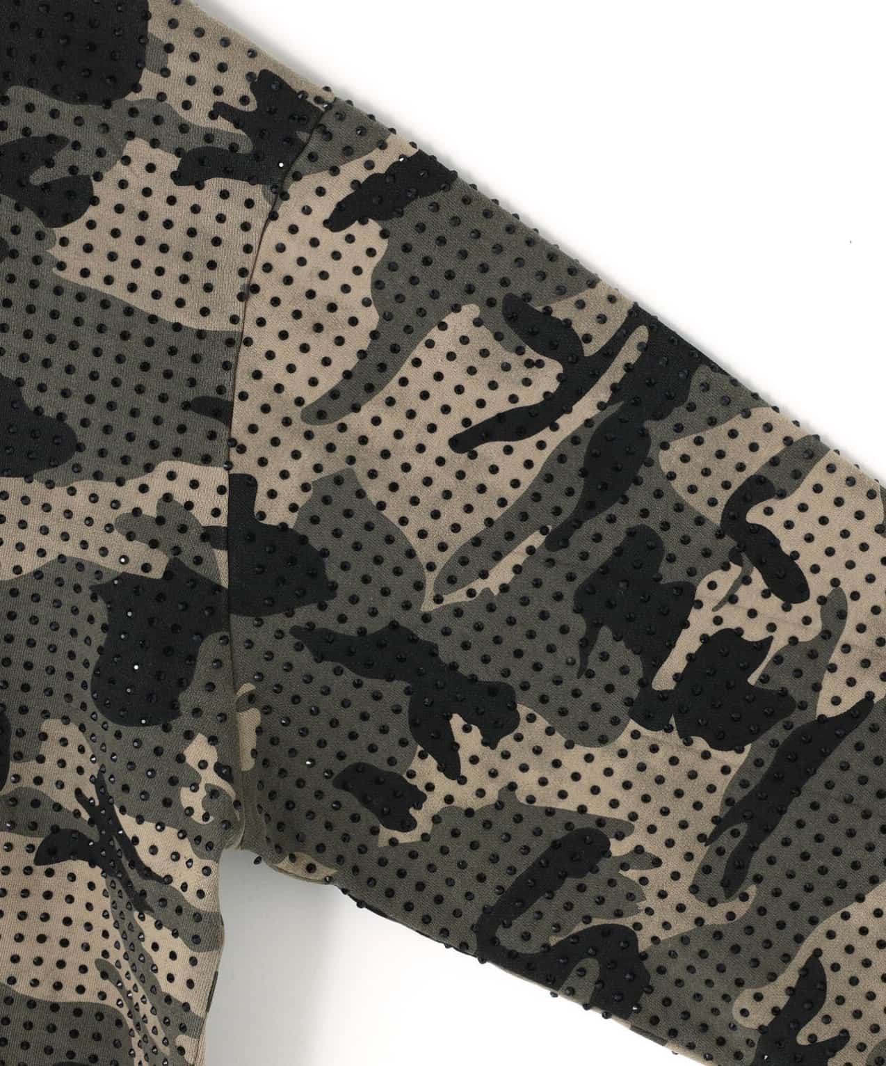 Danke Schon 26ss "Line Stone Zip Hoodie" CAMO M