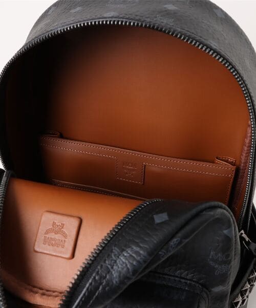 MCM / Stark サイドスタッズ バックパック - ヴィセトス Black F