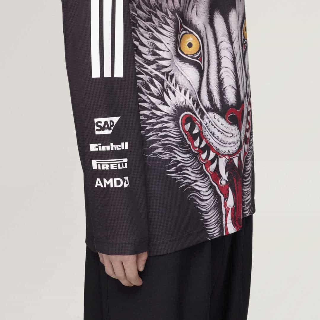 Y-3 MERCEDES - AMG PETRONAS FORMULA 1 TEAM DRIVER LONG SLEEVE JERSEY Black S