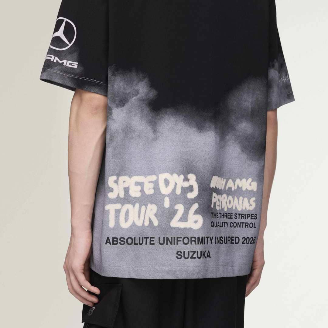 Y-3 MERCEDES - AMG PETRONAS FORMULA 1 TEAM TOUR SHORT SLEEVE TEE Black S