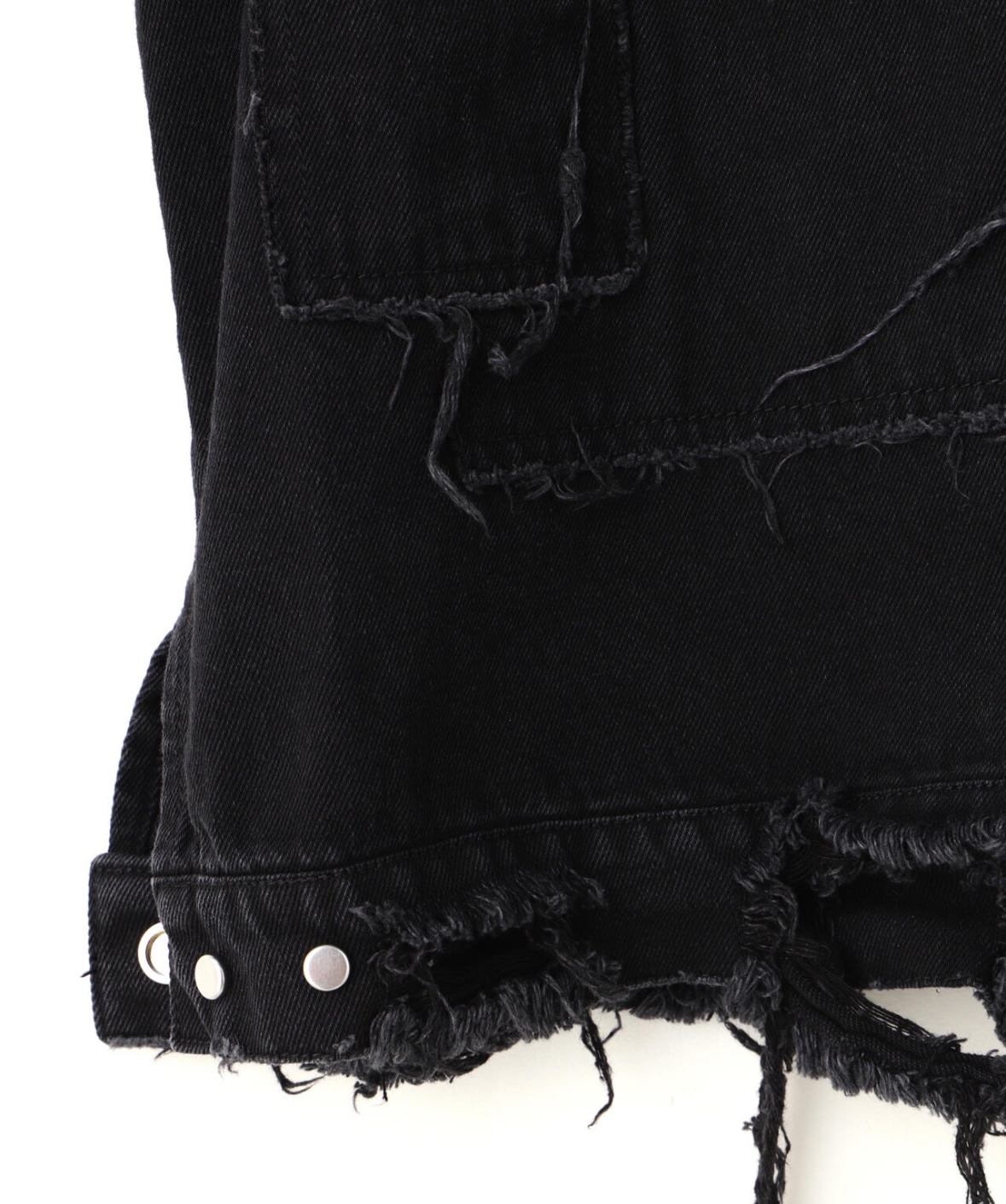 DankeSchon/ダンケシェーン/11OZ PATCHWORK DENIM JACKET Black M