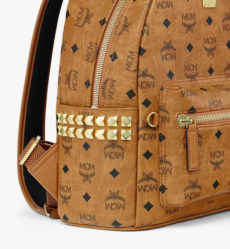 MCM / Stark サイドスタッズ バックパック - ヴィセトス Brown F