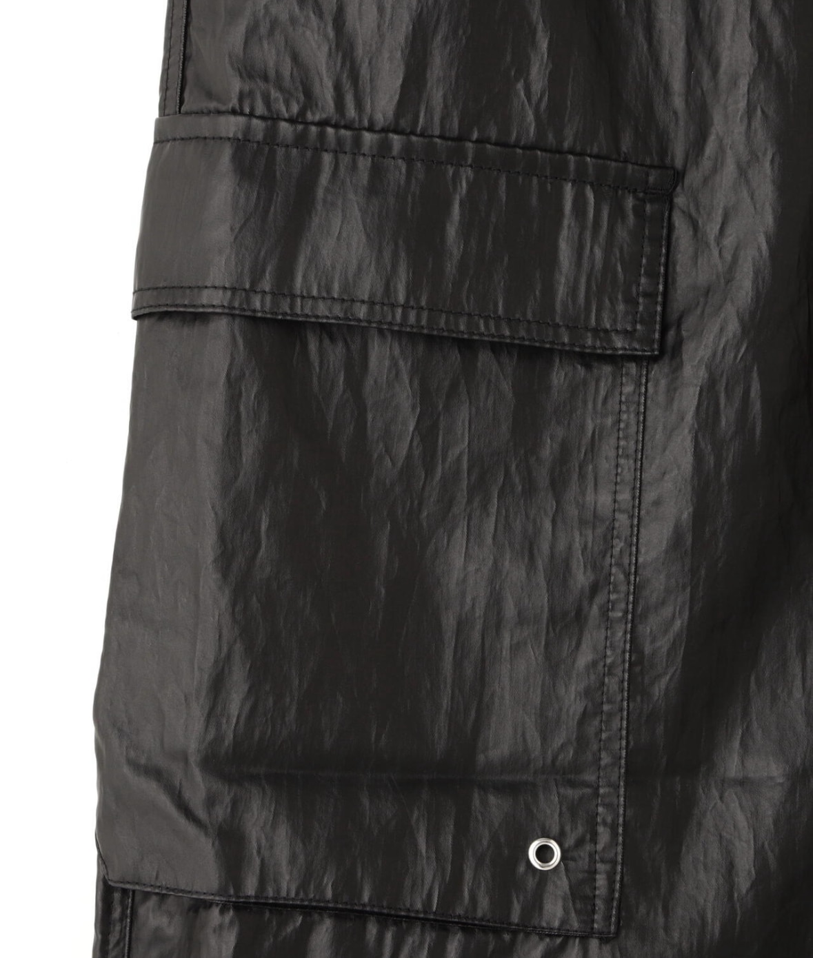 DankeSchon/ダンケシェーン/COATINGTENCEL FLARE CARGO PANTS Black S