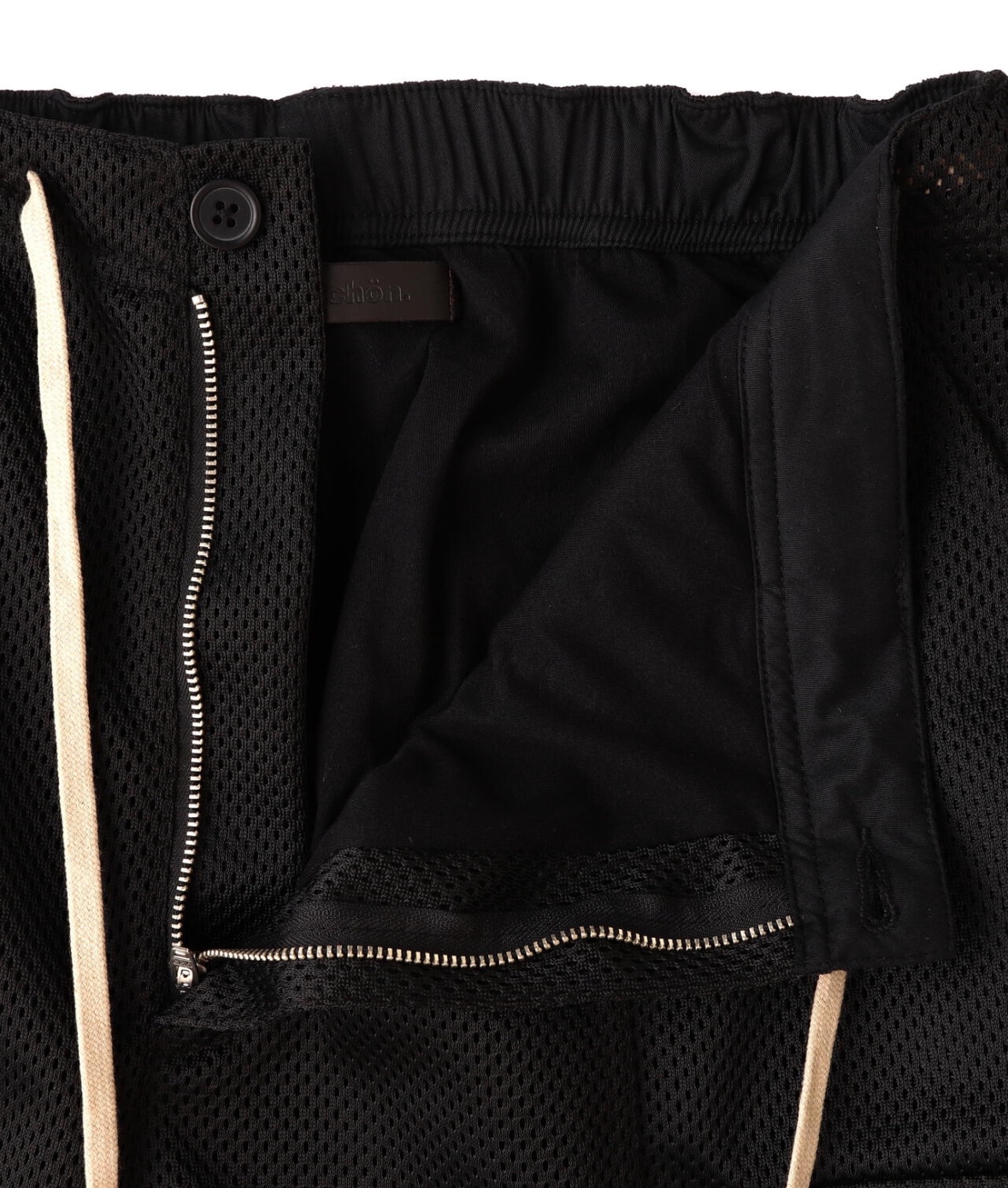 DankeSchon/ダンケシェーン/MESH CARGO PANTS Black M