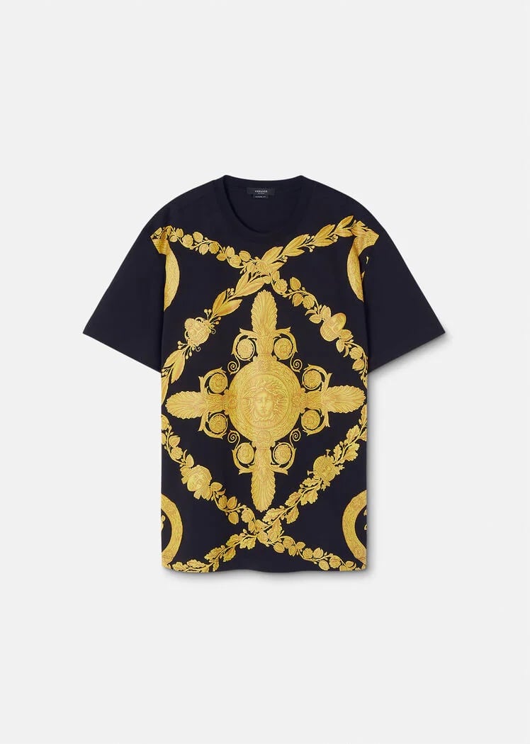 Versace / ヴェルサーチェ / マスケラ バロック Tシャツ(XL Black ...