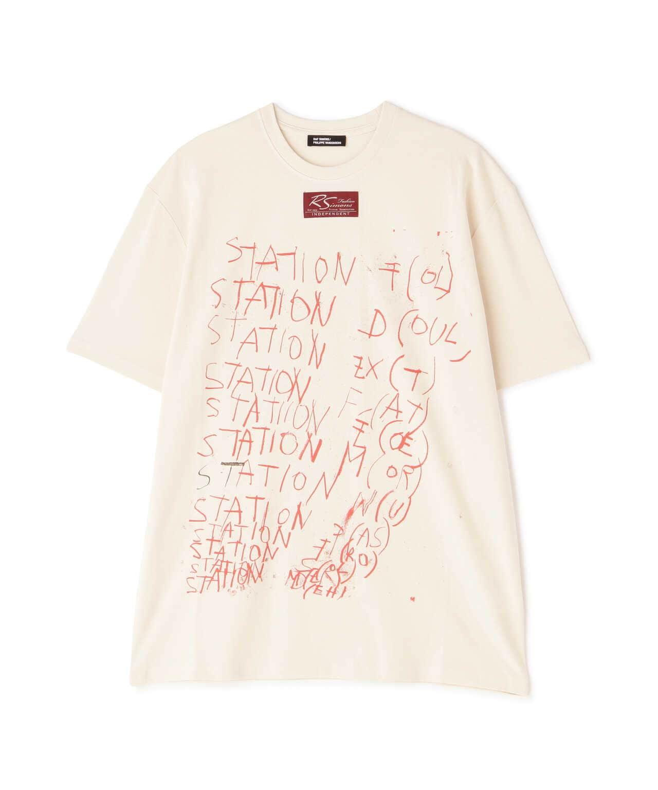 RAF SIMONS/ラフシモンズ/Oversized T-Shirt Station/オーバーサイズT