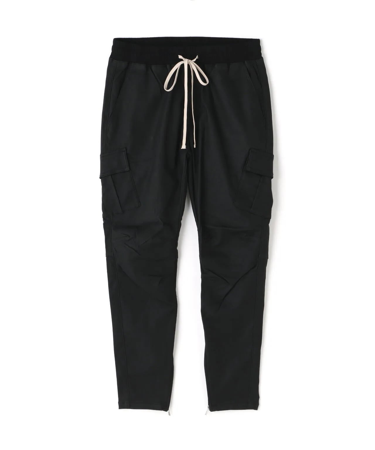 DankeSchon/ダンケシェーン/COATING ZIPCARGO PANTS(S Black