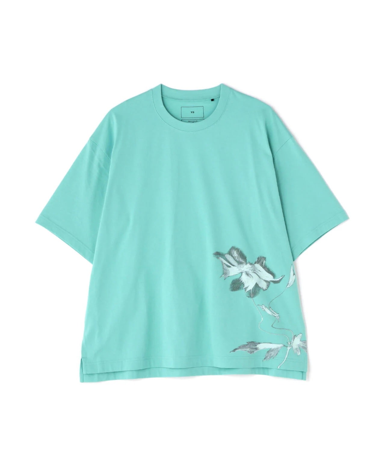  Y-3/ワイスリー/GFX SS TEE/グラフィックTシャツ ターコイズ S