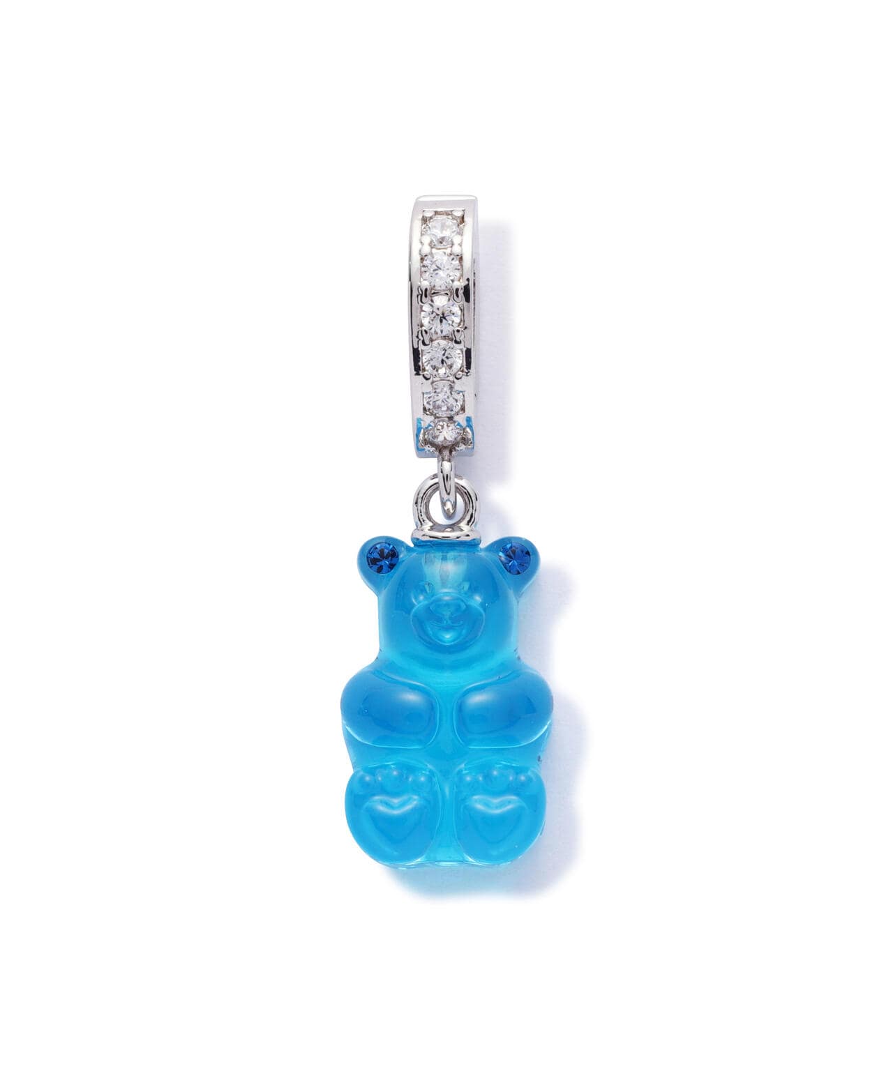 【BTS JUNG KOOK / 少女時代 TAE YEON 他 着用】MIKSHIMAI/ミクシマイ/CANDY BEAR PENDANT/キャンディベアペンダント Blue Free
