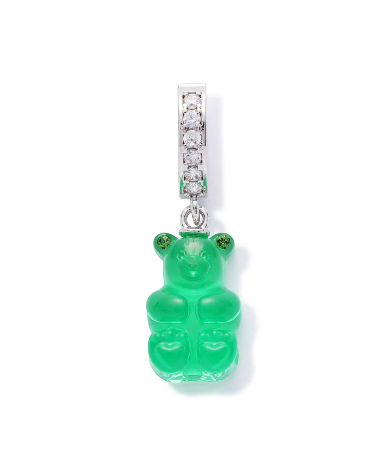 【BTS JUNG KOOK / 少女時代 TAE YEON 他 着用】MIKSHIMAI/ミクシマイ/CANDY BEAR PENDANT/キャンディベアペンダント Green Free
