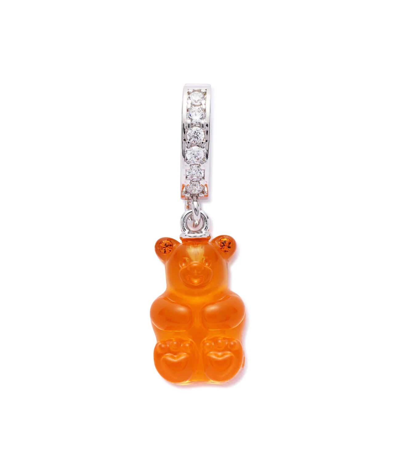 【BTS JUNG KOOK / 少女時代 TAE YEON 他 着用】MIKSHIMAI/ミクシマイ/CANDY BEAR PENDANT/キャンディベアペンダント Orange Free