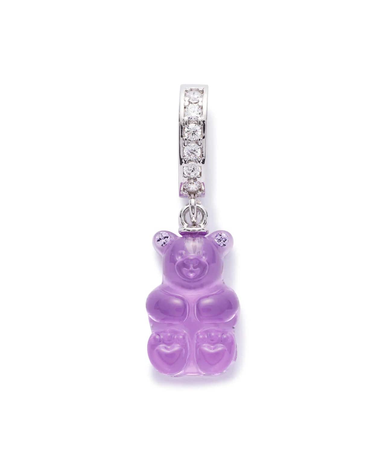 【BTS JUNG KOOK / 少女時代 TAE YEON 他 着用】MIKSHIMAI/ミクシマイ/CANDY BEAR PENDANT/キャンディベアペンダント Lavender Free