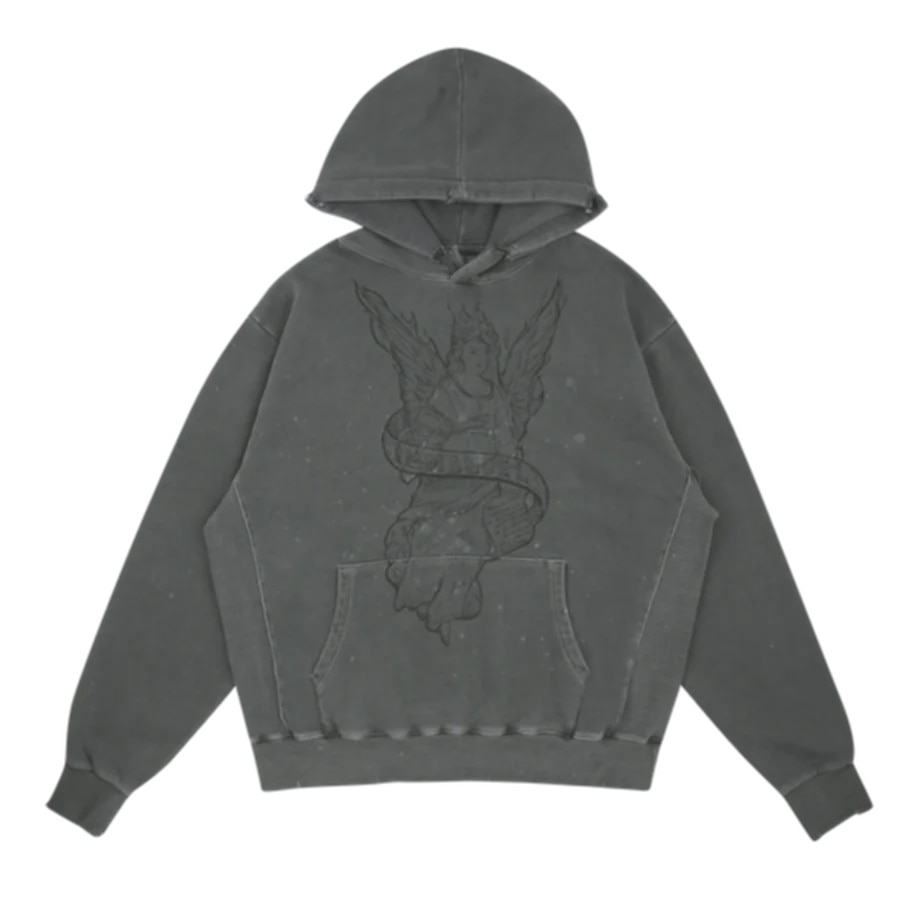 SOMEIT/サミット/I714 VINTAGE HOODIE STONE GREY