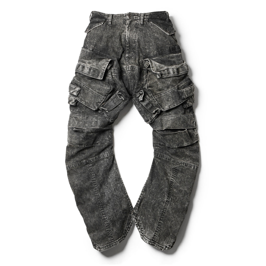 Julius/ユリウス/857PAM4-GRAY/10.5oz ストレッチデニム ワイド