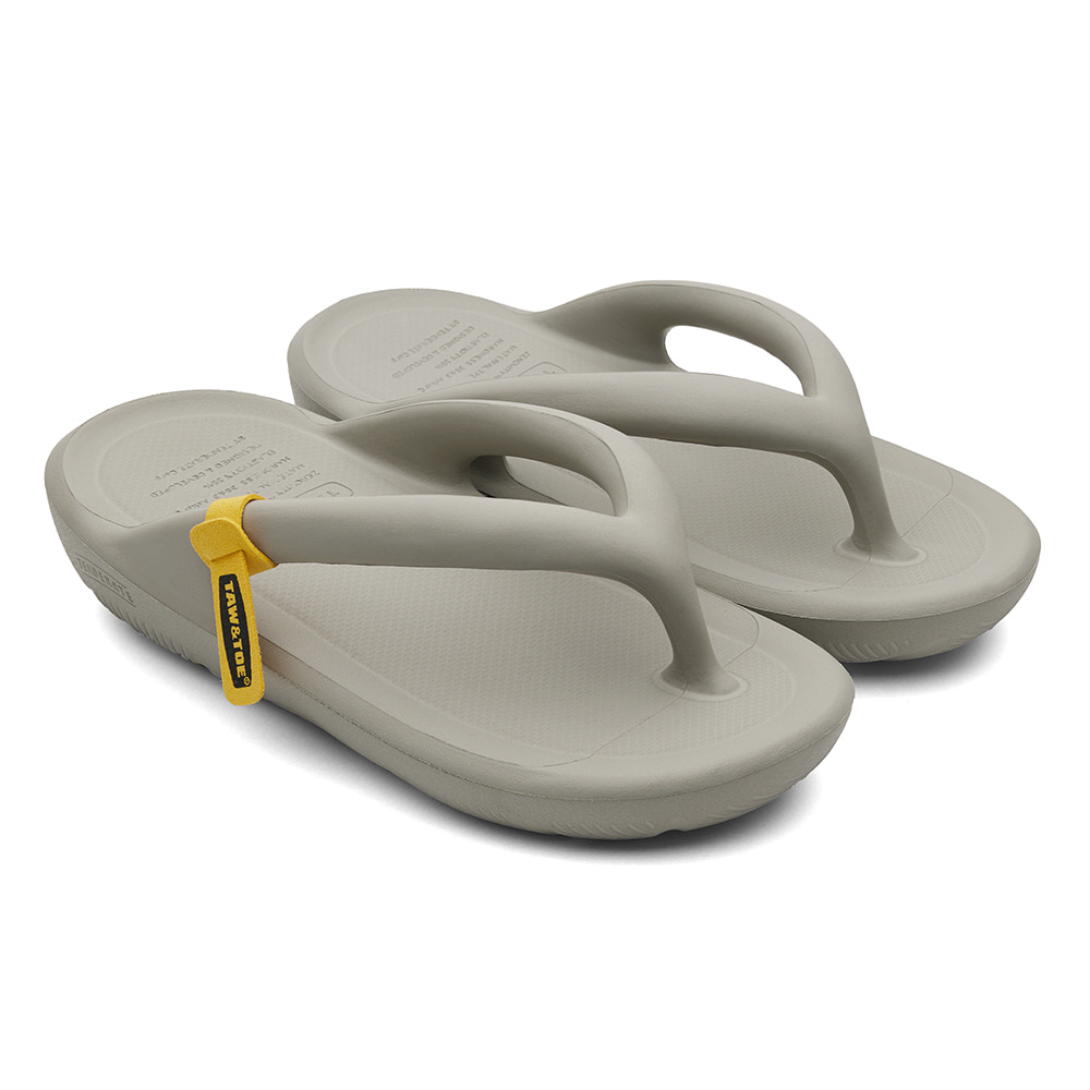 TAW&TOE/トーアンドトー/ZEROVITY Flip Flop OG サンダル Gray M (25cm)