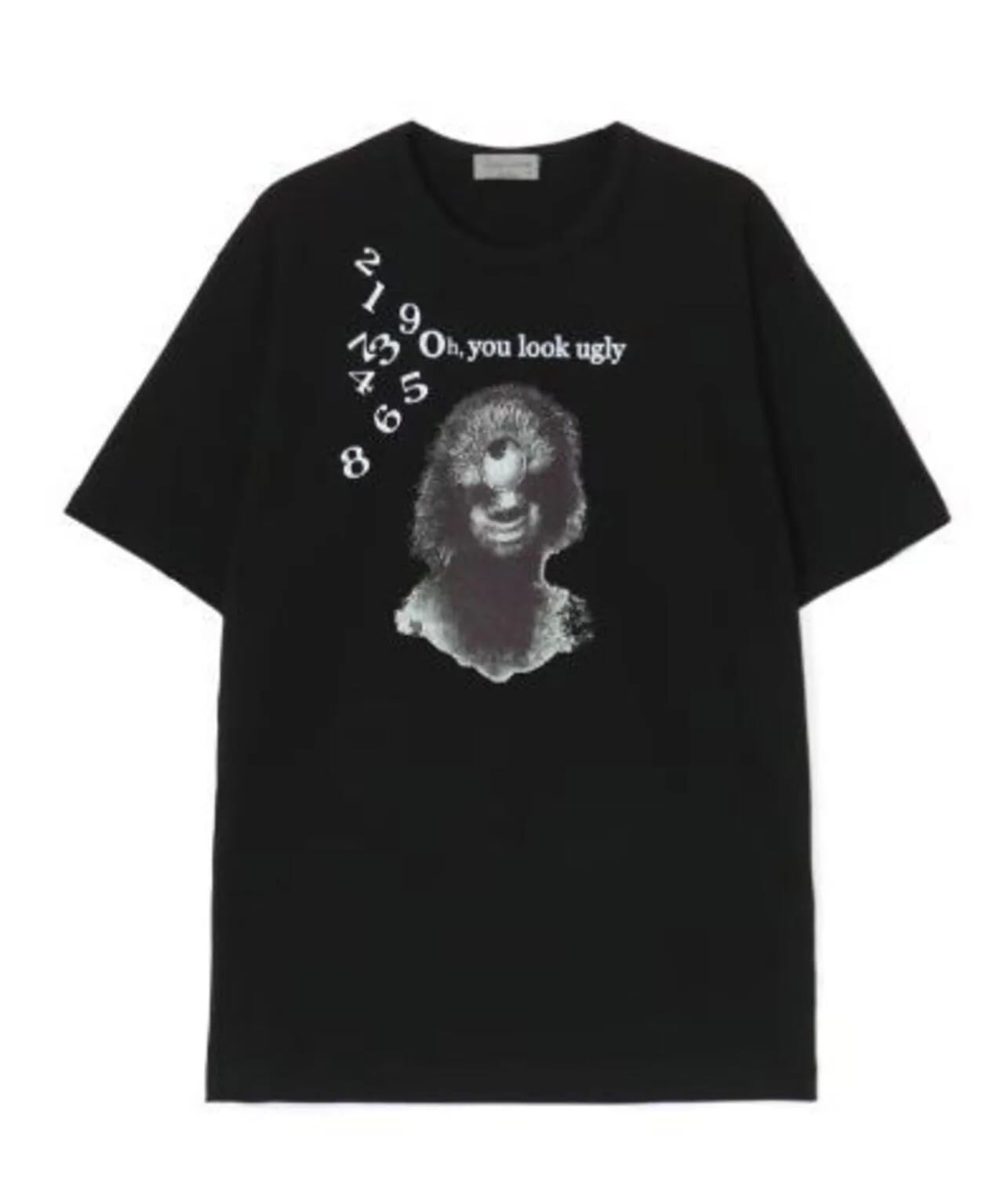 YohjiYamamoto/ヨウジヤマモト/30/- COMBED SINGLE JERSEY SHORT SLEEVE TEE Black 3