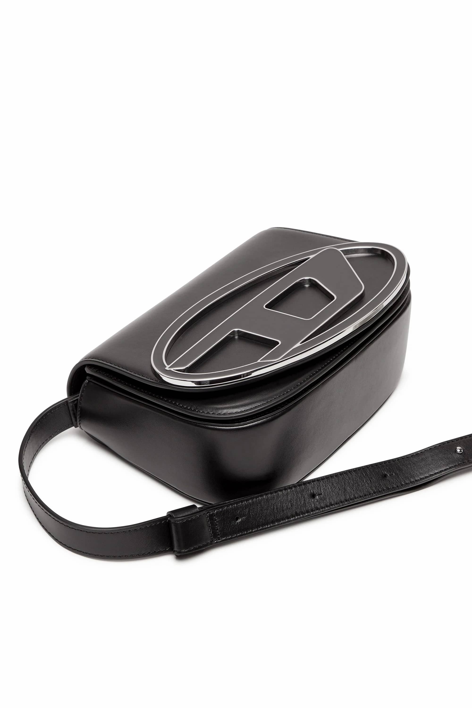 Diesel/カウレザーショルダーバッグM Black M