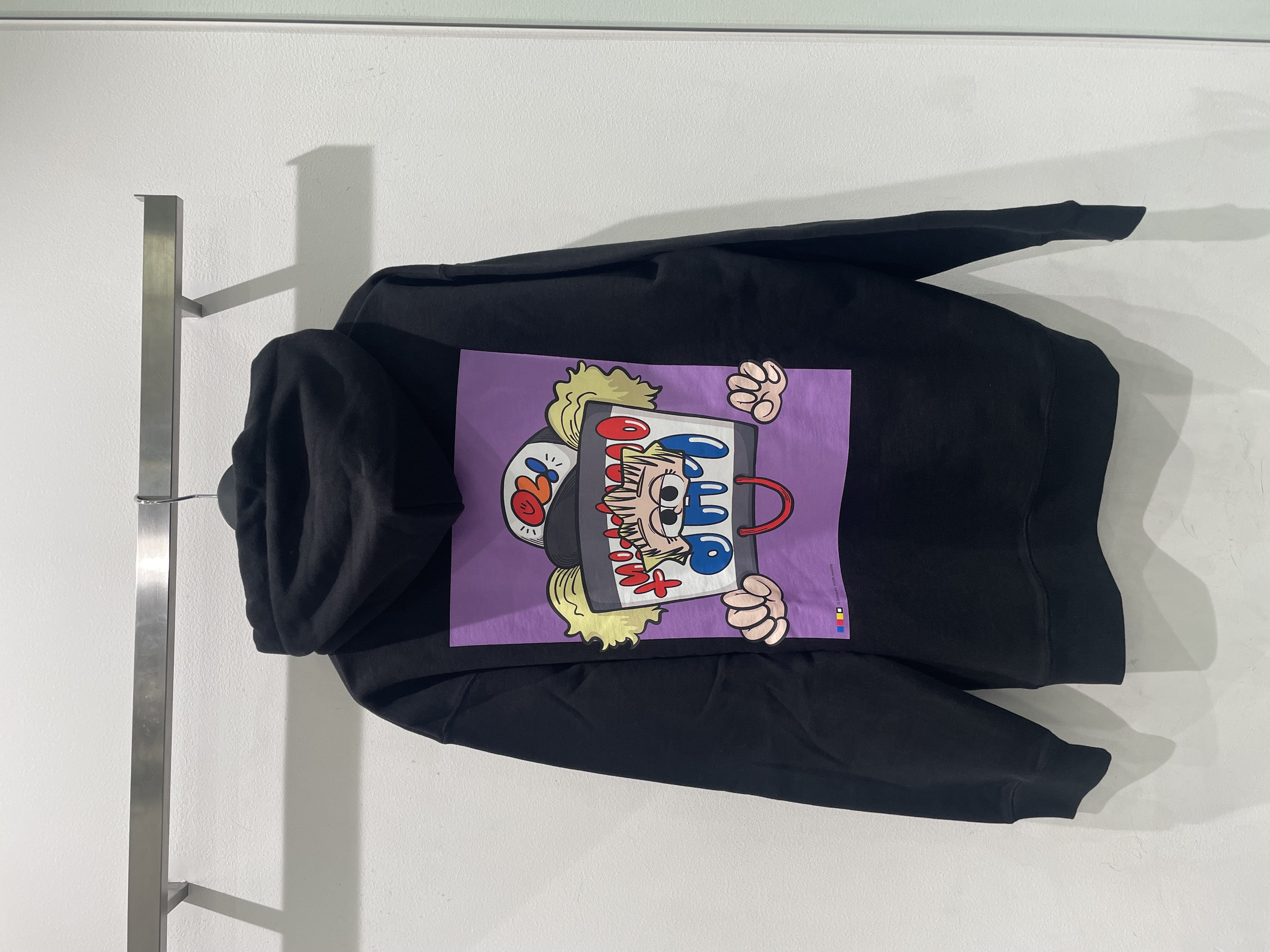 11月1日発売先行予約Overprint/Shopper Hoodie 3LHP limited Black M