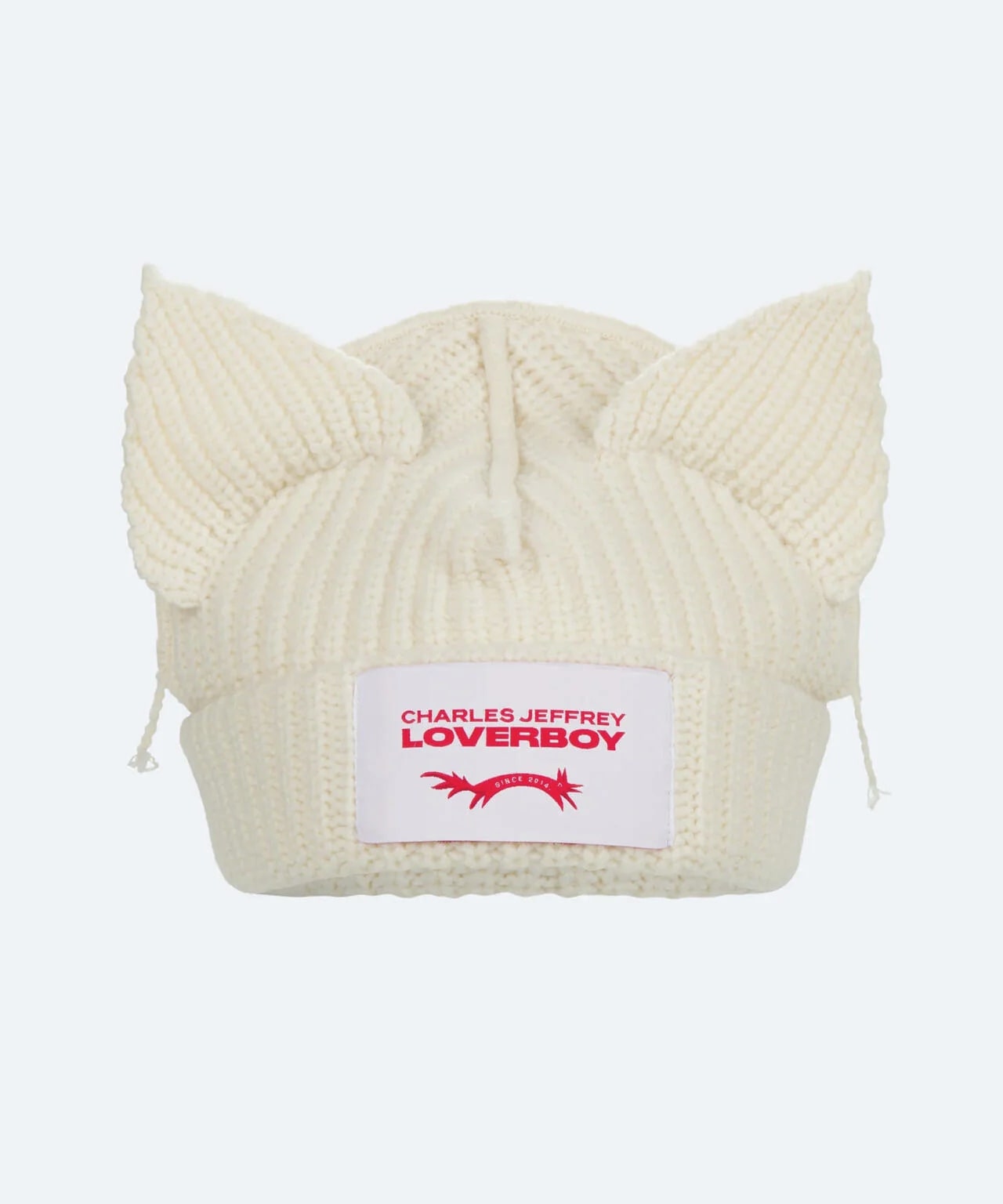  Charles Jeffrey LOVERBOY/CHUNKY EARS BEANIE White FREE