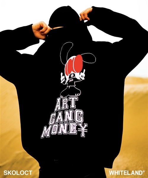 SKOLOCT×WHITELAND/スコロクト×ホワイトランド/FxxK PULL KNIT Black 1