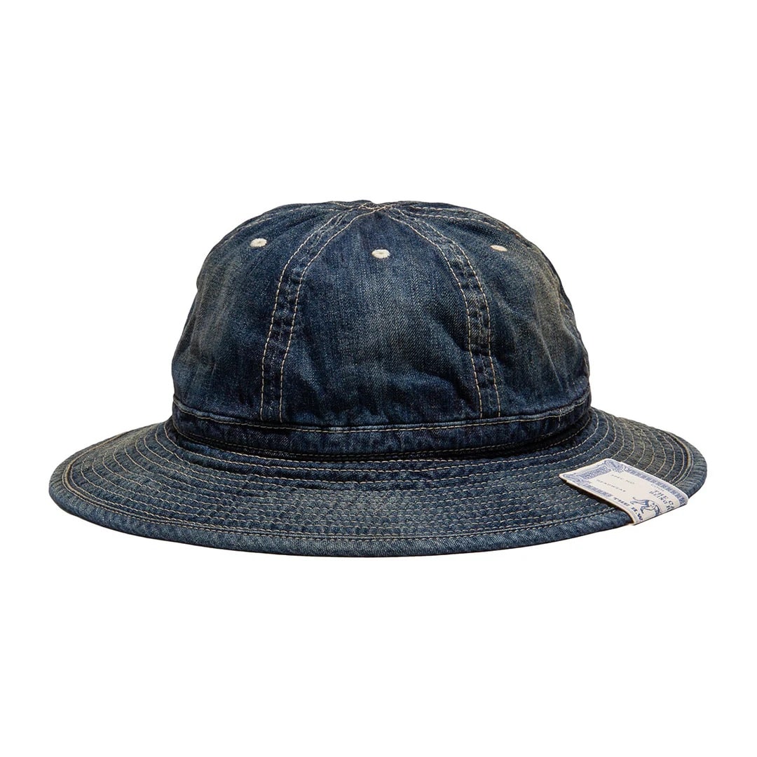 THE H.W.DOG&CO./ザエイチダブリュードッグアンドコー/VINTAGE DENIM FATIGUE HAT - Indigo Indigo 36