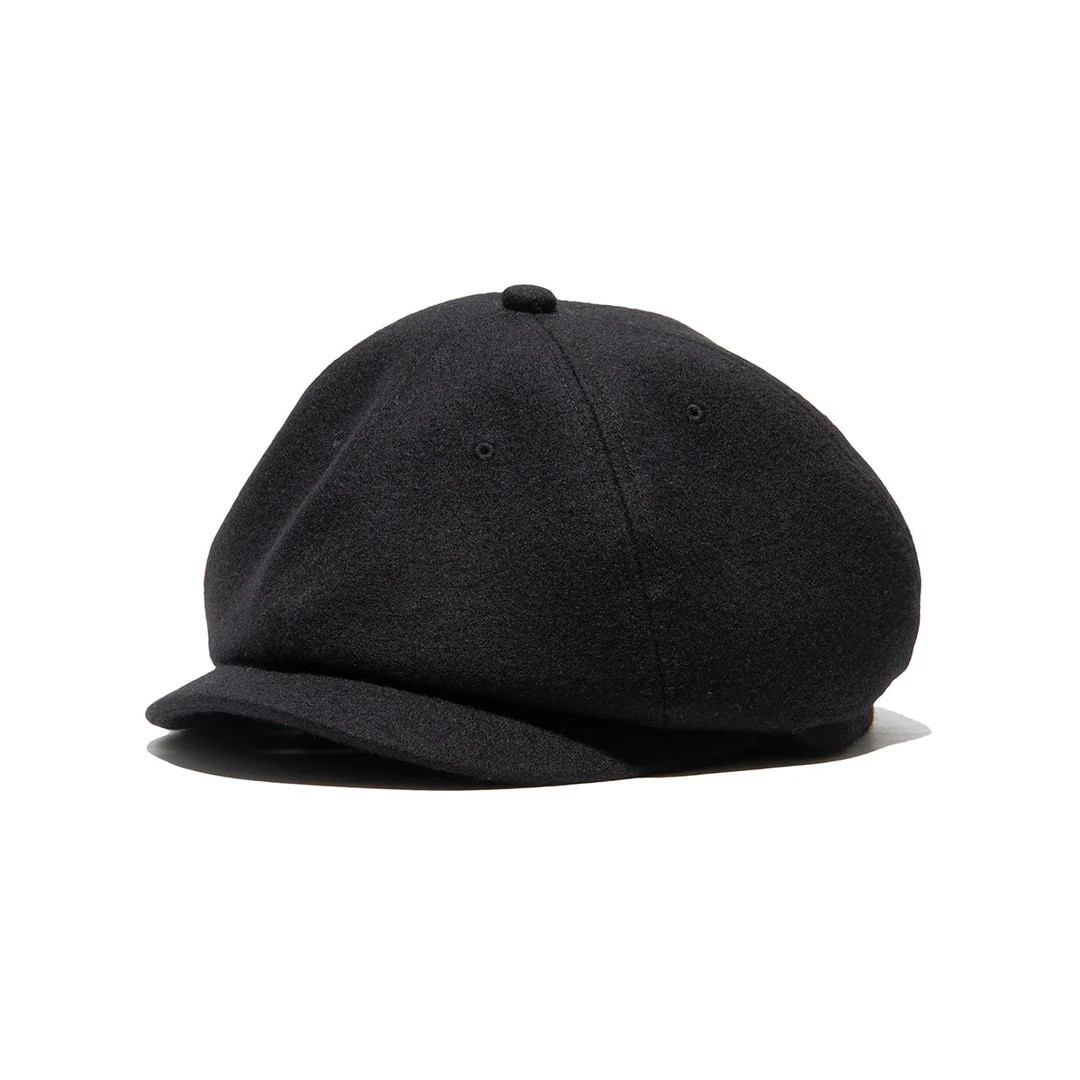 THE H.W.DOG&CO./ザエイチダブリュードッグアンドコー/WOOL NEWS PAPER CAP Black 38