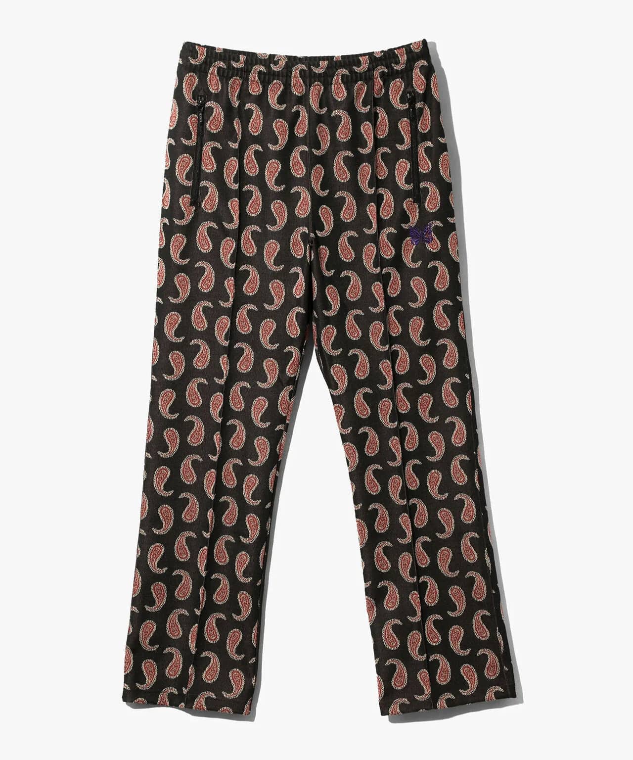 NEEDLES/ニードルズ/TRACK PANT - POLY JACQUARD Black XS