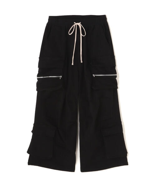 DankeSchon/ダンケシェーン/PREMIUM TC BLACK WIDE ZIP POCKET PANTS BLACK S