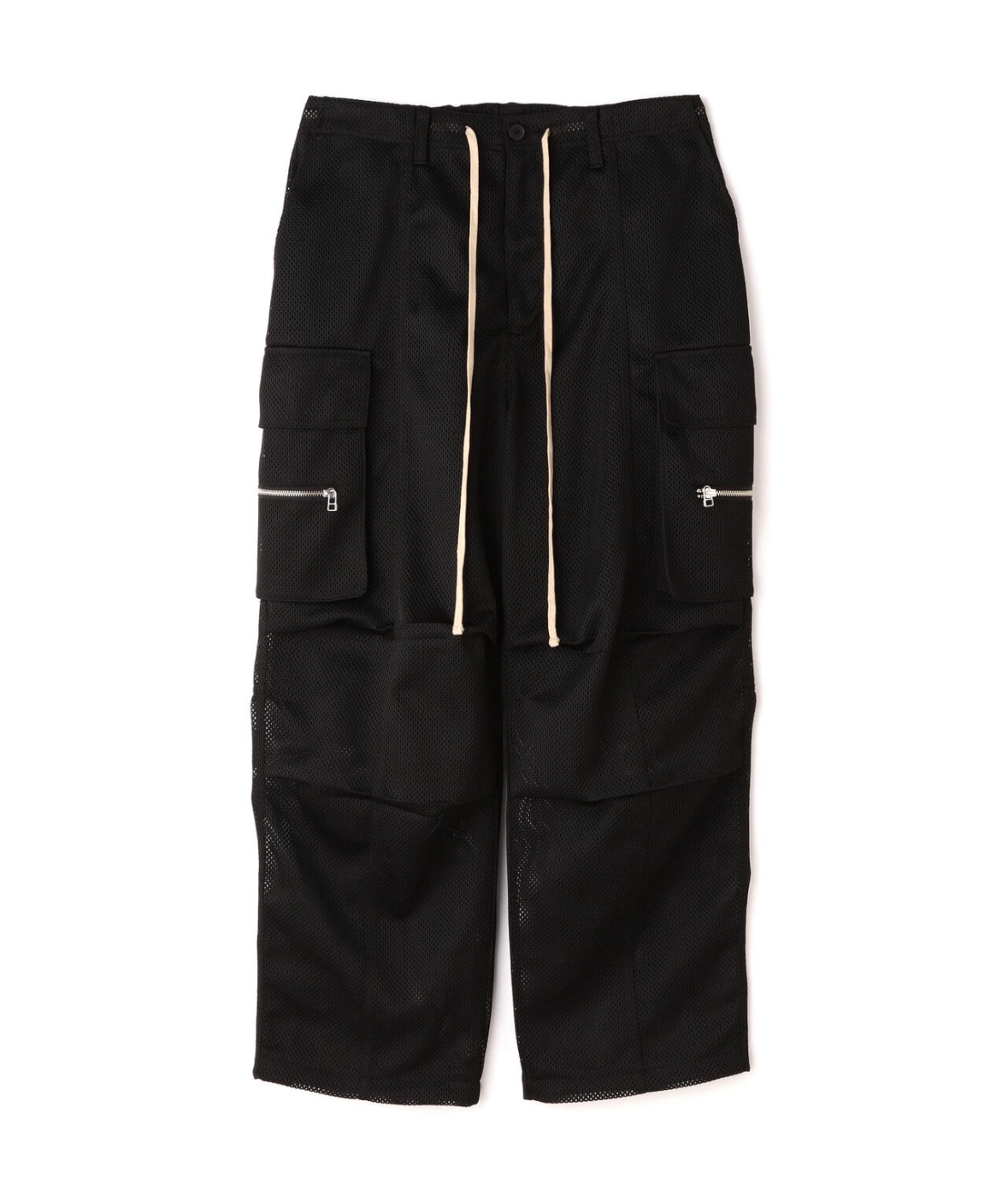 DankeSchon/ダンケシェーン/MESH CARGO PANTS Black M