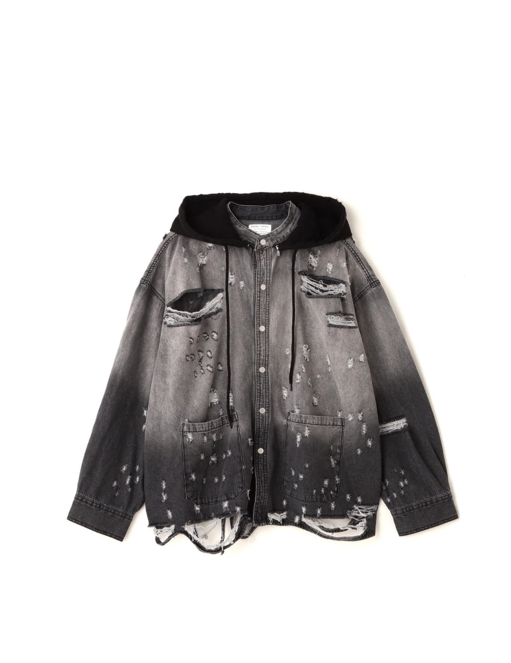 DS/SHOTGUNDENIM HOOD SH BLACK M