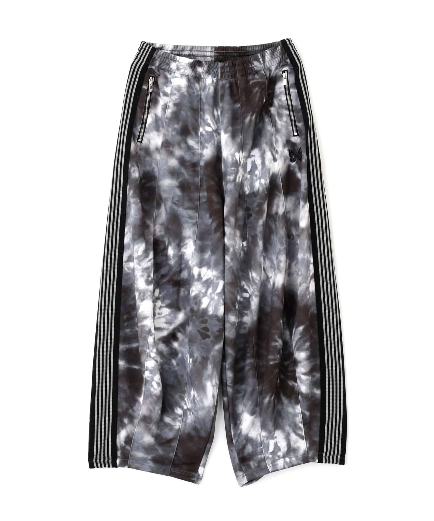 NEEDLES/ニードルズ/【LHP EXCLUSIVE】H.D.TRACK PANT - POLY SMOOTH TYEDYE Black XS