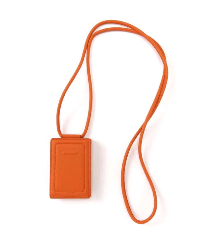  objects.io/オブジェクツアイオー/SHOULDER WALLT ORANGE FREE