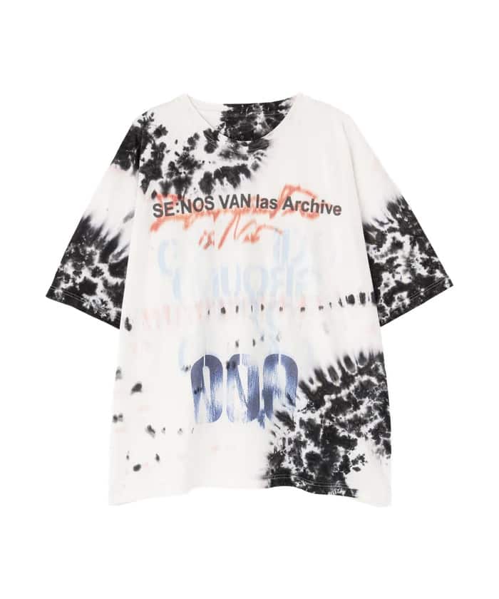 DankeSchon/ダンケシェーン/TIEDYE NOSLEEVES NUMBERRING M