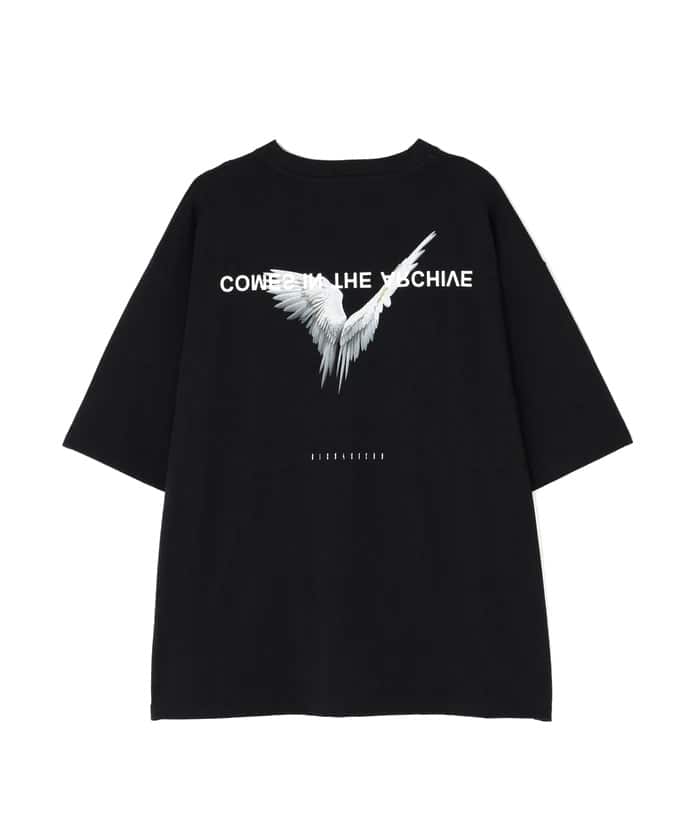 A4A/エーフォーエー/BLACK S/S TEE BIRD BLACK S