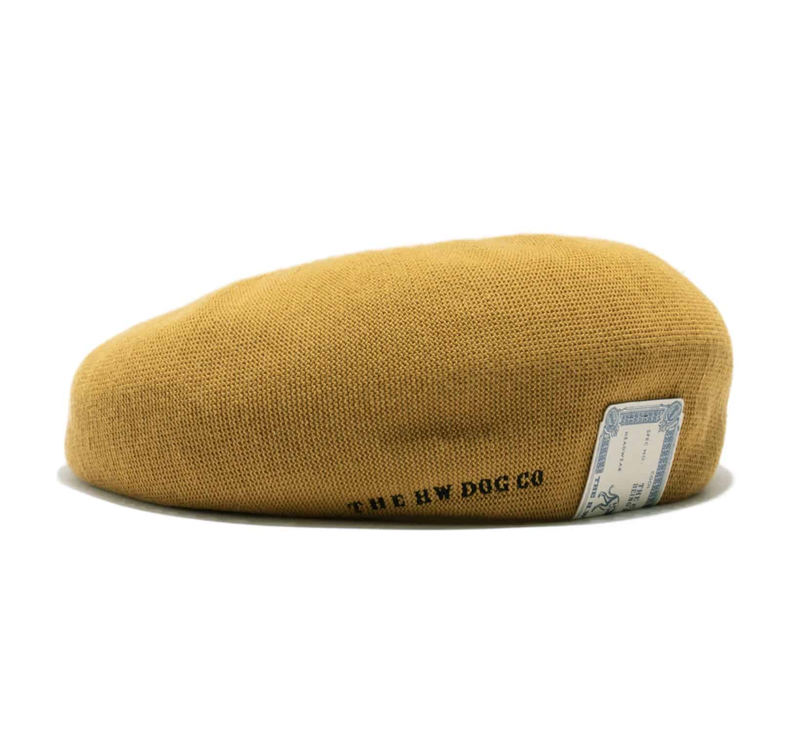 THE H.W.DOG&CO /ドックアンドコー  C/L FLAT BERET Yellow Free