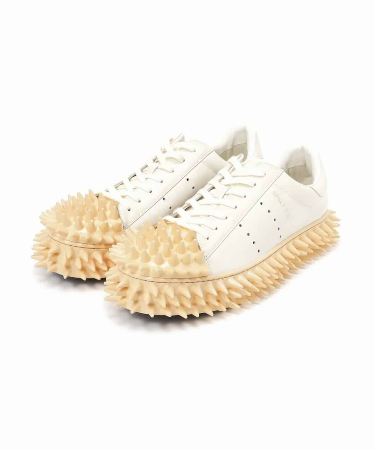 doublet/ダブレット/SPIKY LEATER SNEAKER White 25.0