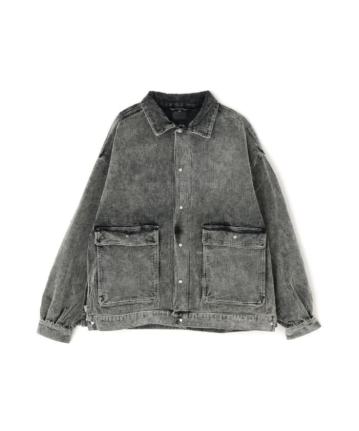 DankeSchon/ダンケシェーン/8WELL COURDUROY CHEMICAL COVERALLS Black S