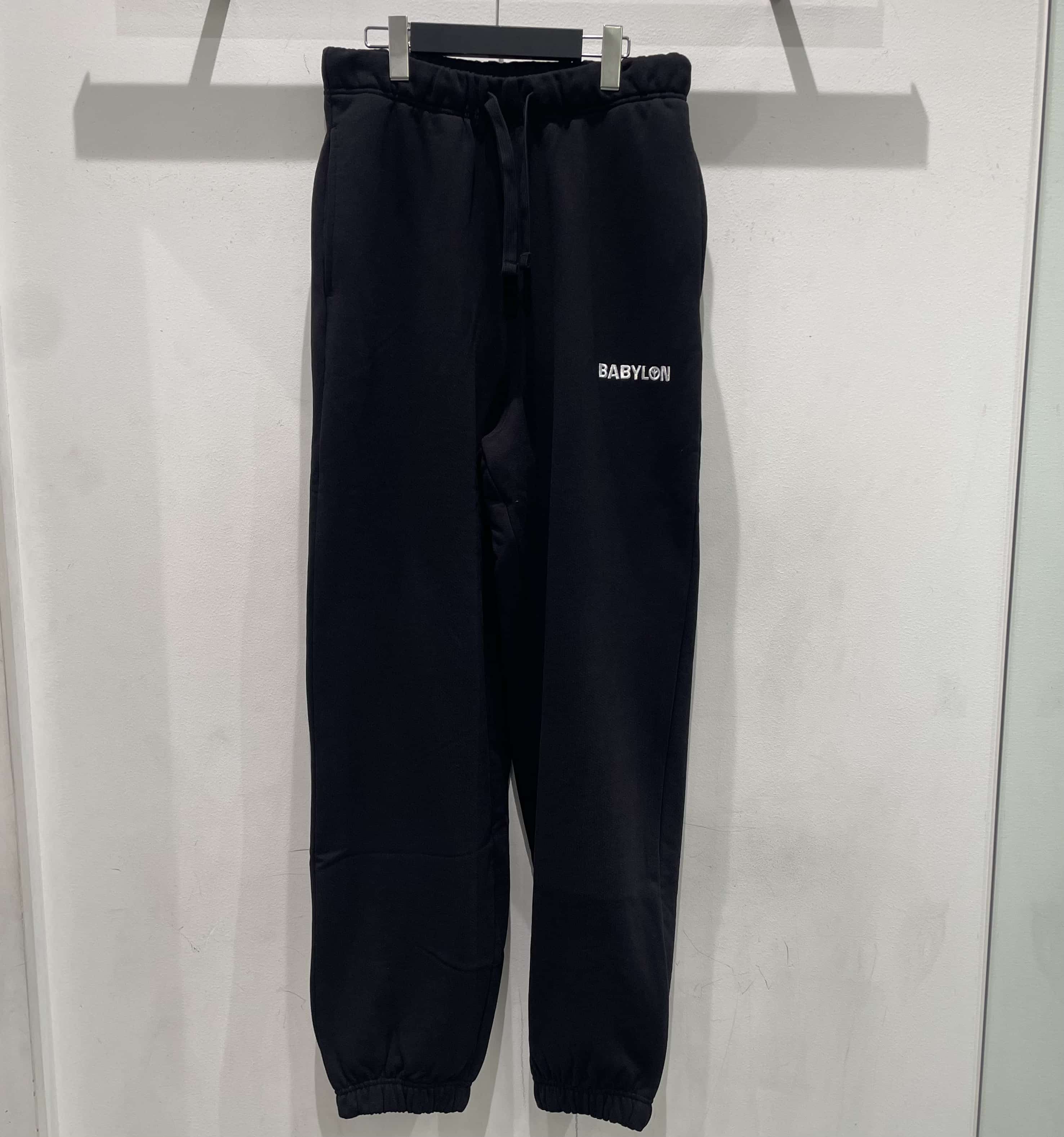 BABYLON/バビロン/SHOP SWEATPANT Black S
