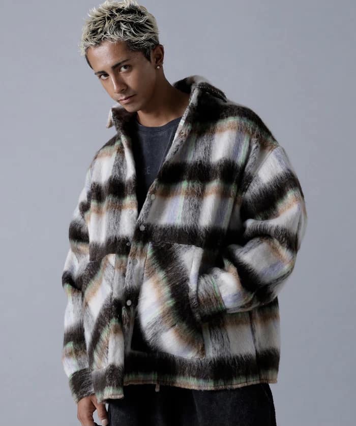 DankeSchon/ダンケシェーン/SHAGGY SHIRTS ブラウン (050) FREE