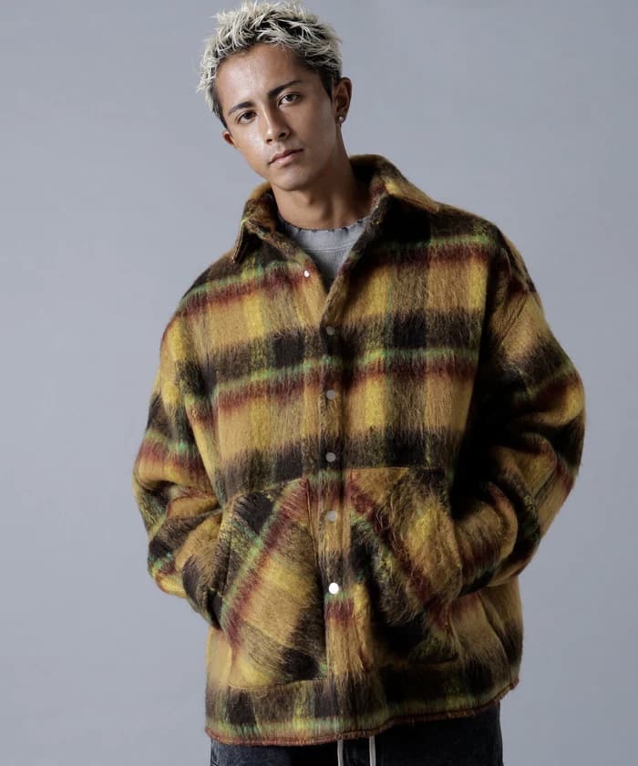 DankeSchon/ダンケシェーン/SHAGGY SHIRTS イエロー (060) FREE