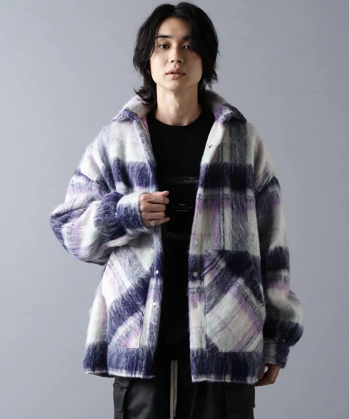 DankeSchon/ダンケシェーン/SHAGGY SHIRTS ネイビー (120) FREE