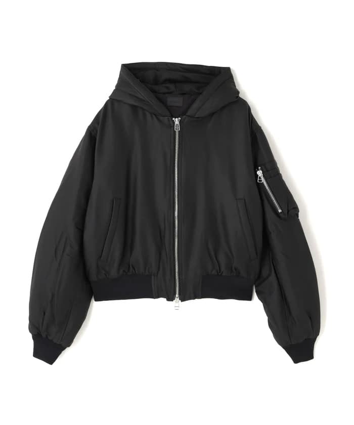 DankeSchon/ダンケシェーン/COATING HOOD MA-1 Black S