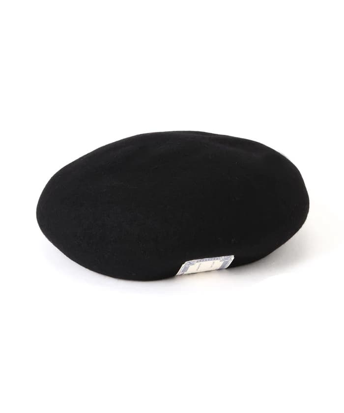 THE H.W.DOG&CO./ザエイチダブリュードッグアンドコー/BASIC BERET Black FREE