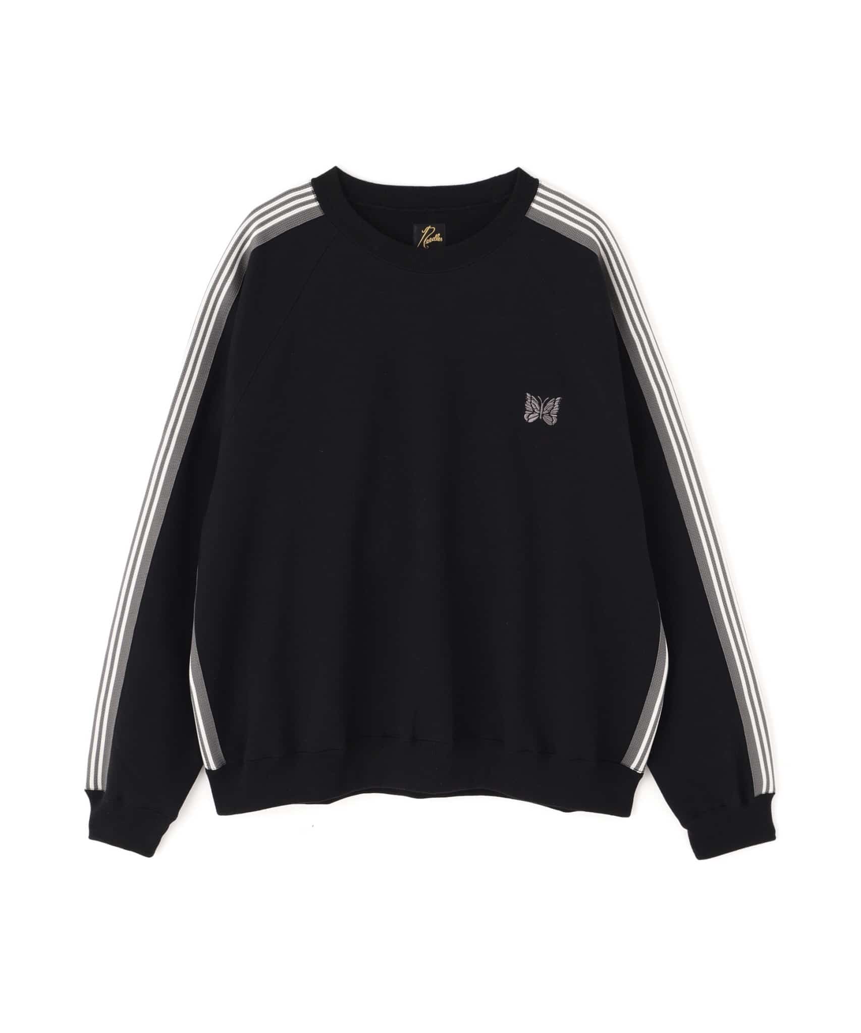 NEEDLES/ニードルズ/ 【EXCLUSIV】 Track Crew Neck Shirt - Cotton Jersey" Black M