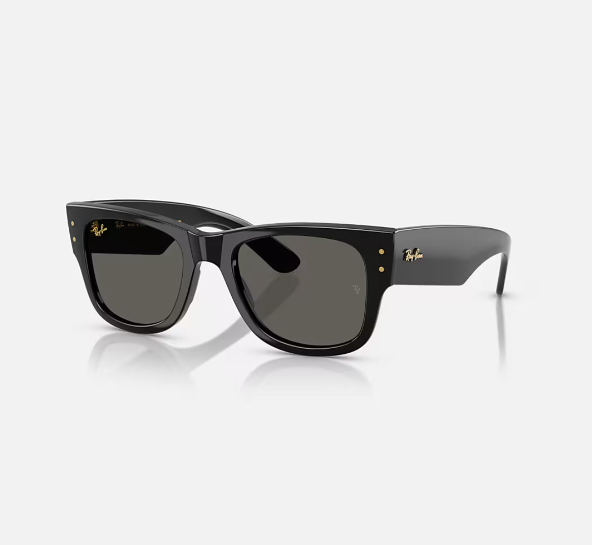 A$AP ROCKY X RAY-BAN/MEGA WAYFARER BLACKED OUT Black F