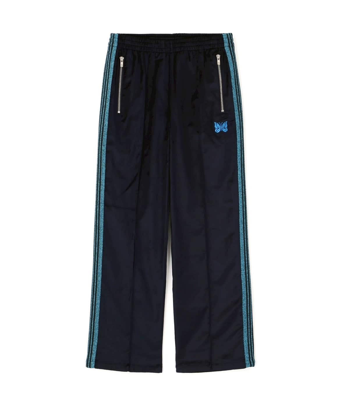 Needles ニードルス 26ss "Exclusive Track Pant - C/PE Velour" Navy Black XS