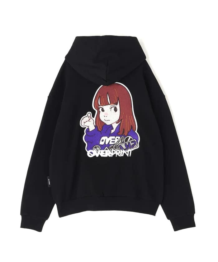 overprint/オーバープリント/【LHP EXCLUSIVE】SIGNBOARD HOODIE Black M