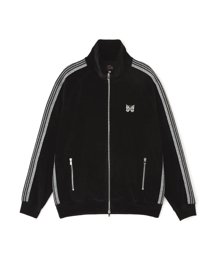 NEEDLES/ニードルズ/【LHP EXCLUSIVE】TRACK JACKET - C/PE VELOUR（BLACK） Black S