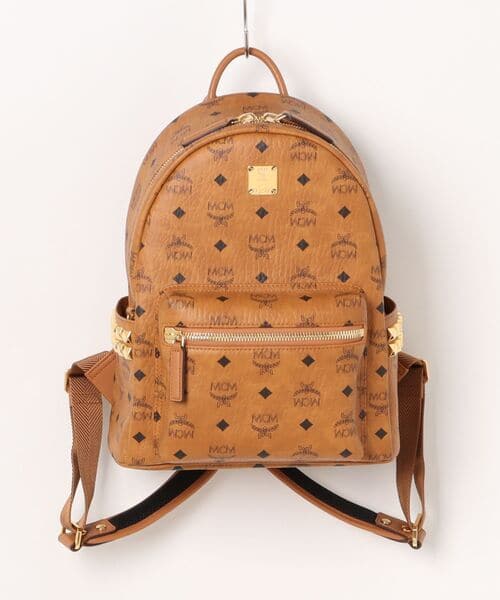 MCM/エムシーエム/Stark SideStuds BackPack SML Brown F