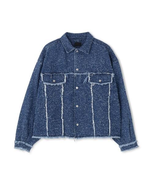 DankeSchon/ダンケシェーン/NEEDLEPUNCH DENIM 3rd JACKET Blue S